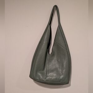 Vince Camuto Fig Leaf Leather Hobo Bag